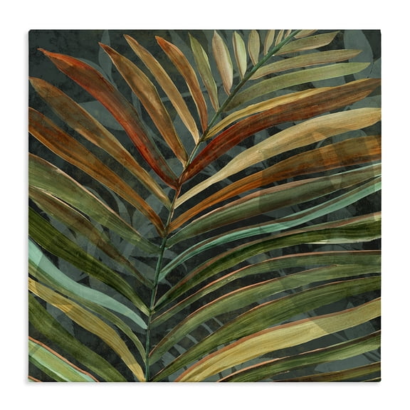 Stupell Industries Transitional Muted Botanical Leaf Canvas Art, 24 x 24, by Carol Robinson