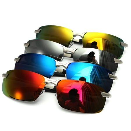 New Men Fashion Polarized Driving Sunglasses Anti-Glare Outdoor Sports Glasses  4 Colors