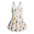 thumbnail image 6 of DISNIMO Girls Swimsuit with Skirt Easter Egg Print One Piece Bathing Suit Quick Dry Swimwear 3-13Y Hawaiian Beach Summer Swim Dress, 6 of 8