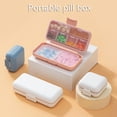 thumbnail image 3 of Travel Mini Portable Pills Box Divider Pill Container Organizer Case, 3 of 19
