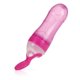 thumbnail image 1 of Comedero de Silicona Nuby Rojo con Cuchara y Cubierta Higiénica, 1 of 3