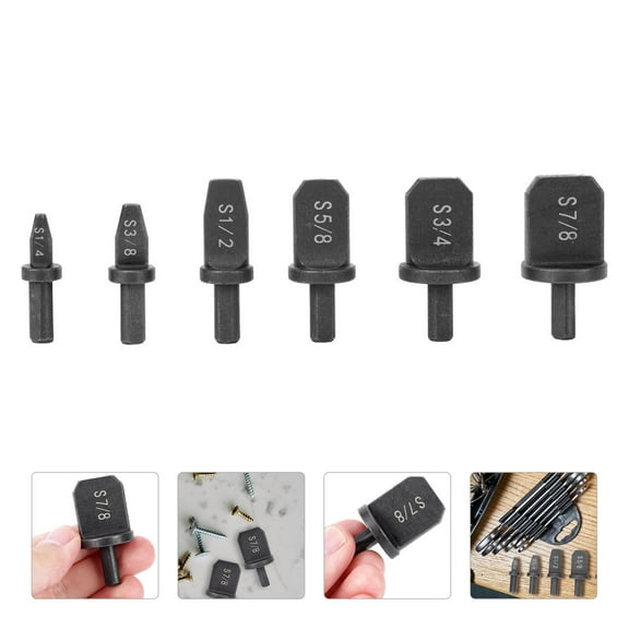 PAMINGONO 6Pcs Flaring Tool Bearing Steel for Copper Pipes in Repair and Maintenance Work