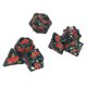 thumbnail image 4 of Dados de metal dados poliédricos número claro para hombres y mujeres para juegos de rol ANGGREK Otros, 4 of 8