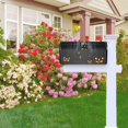 thumbnail image 6 of Black Pumpkins Halloween Mailbox Cover Magnetic Vintage Halloween Mailbox Cover Standard Size 21 x 18 Inch Black Bat Castle Post Box Cover Wraps Garden Yard Home Decor for Outdoor, 6 of 6