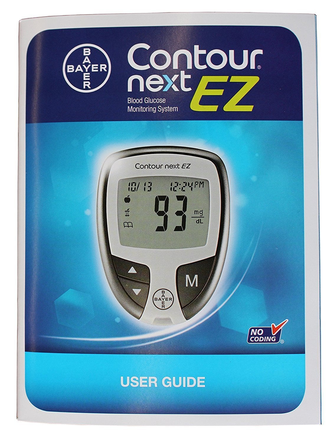 Contour NEXT EZ Diabetes Testing Kit  Contour NEXT EZ Blood Glucose Meter,  50 Contour NEXT Blood Glucose Test Strips, 50 O'WELL Lancets, O'WELL  Lancing Device, LogBook, User Manual & Carry Case 