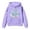 Purple, variant on XFeng Kids Pullover Hoodie Casual Long Sleeve Hooded Sweatshirt with Kangaroo Pocket