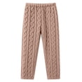 thumbnail image 5 of yillto Women Fleece Nightgowns Long Sleeve Plush Loungewear Sherpa Fuzzy Pajamas Pants 2 Piece, 5 of 7