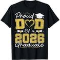 thumbnail image 2 of 100% Cotton Unisex Proud Dad of A 2026 Graduate Senior 2026 Grad Family T-Shirt, 2 of 5