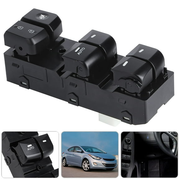 CHICIRIS Power Window Master Switch,Left Front Electric Power Window Control Switch Fit for 2011-2013 93570-3X010, Left Front Power Window Button