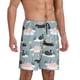 thumbnail image 2 of Balery Swan Princess On Lake Pantalones cortos de pijama de punto de algodón para hombre con cinturilla y bolsillos-Medium, 2 of 6