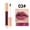 03 Rust Blush, variant on Julystar multi-colored glitter shiny lip gloss, lightweight and non-sticky, moisturizing with high-gloss mirror-like shine, perfect for daily outings, dates, and parties.