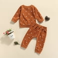 thumbnail image 2 of Kmbangi Babies Clothes Set, Long Sleeve Pullover and Elastic Waist Pants, 2 of 7
