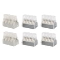 thumbnail image 3 of Conector de cableado de alambre de empuje, bloque de terminales de conexión rápida, línea dura suave Universal, 100 Uds., 3 of 8