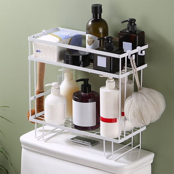 Wzzjkit Bathroom Organizers and Storage, Toilet Tank Rack Multifunctional Bathroom Shower Storage Rack Toilet Top Rack, Bathroom Rack