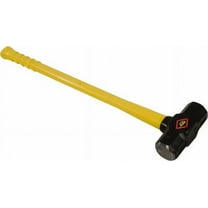 NUPLA 12 Lb Steel Head Sledge Hammer with Fiberglass Handle, 32" Length