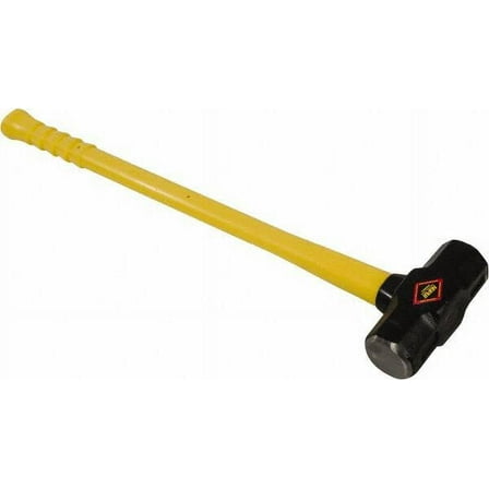 NUPLA 12 Lb Steel Head Sledge Hammer with Fiberglass Handle, 32" Length