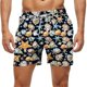 thumbnail image 1 of Kakii Men's Swim Trunks Hawaiian Bathing Mesh Lining Suit Swimsuits Beach Shorts with Pockets, 1 of 6