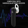 thumbnail image 4 of Fnochy M165 Bluetooth Headset - V4.0 Wireless Handsfree Earpiece Built-in Dual Mic Noise Cancelling, 8Hrs HD Talktime Ultralight Headset for Smartphones, Laptop (White), 4 of 9