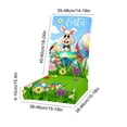 thumbnail image 3 of shyuyusa Easter Rabbit Motif Elastic Chair Slipcover Full Coverage Protector for Home Dining Seats and Festival Ornament, 3 of 6