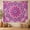 D, variant on XaaKee Tapestry Wall Hanging, Spiritual Mandala Whispering Orchid Tapestry, High-Quality Polyester Large Tapestry For Living Room 60x40Inch