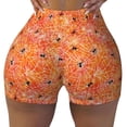 thumbnail image 2 of Uemuo Spider Pattern Women Workout Impact Shorts Scrunch Butt Lifting Gym Shorts Seamless Booty Biker Shorts-X-Large, 2 of 8