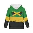 thumbnail image 6 of DISNIMO Jamaican Flag Boys Hoodies Size 6-7 Kids Boys Girls Hoodies Pullover Hooded with Pocket Sweatshirt with Hoodie for Children Long Sleeve Sweatshirts with Pockets Fall Clothing Soft, 6 of 7