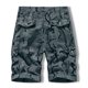thumbnail image 4 of Puntoco Pantalones Cortos Cargo Para Hombre Pantalones Cortos Informales De Pierna Recta Con Cremallera Y Múltiples Bolsillos Ajustados (Cinturón No Incluido) Pantalones Cortos Gris Claro Xl (36), 4 of 6