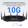 thumbnail image 4 of Router ASUS RT-BE90U WiFi 7 tribanda con 4 puertos 2.5G, 4 of 9