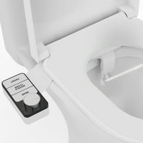 PHANCIR Bidet Attachment, Non-Electric Adjustable Water Pressure, Front and Rear Washing Double Nozzle Bidet