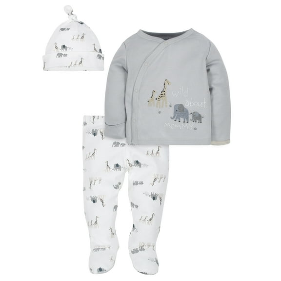 Gerber Organic Cotton Take-Me-Home Set, 3-piece (Baby Boys)