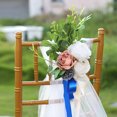 thumbnail image 2 of CreativeArrowy Artificial Flowers Fake Rose Ornament Hand Bouquet Wedding Roses Anniversary Table Chair Pendant Silk Cloth Ribbon, 2 of 14