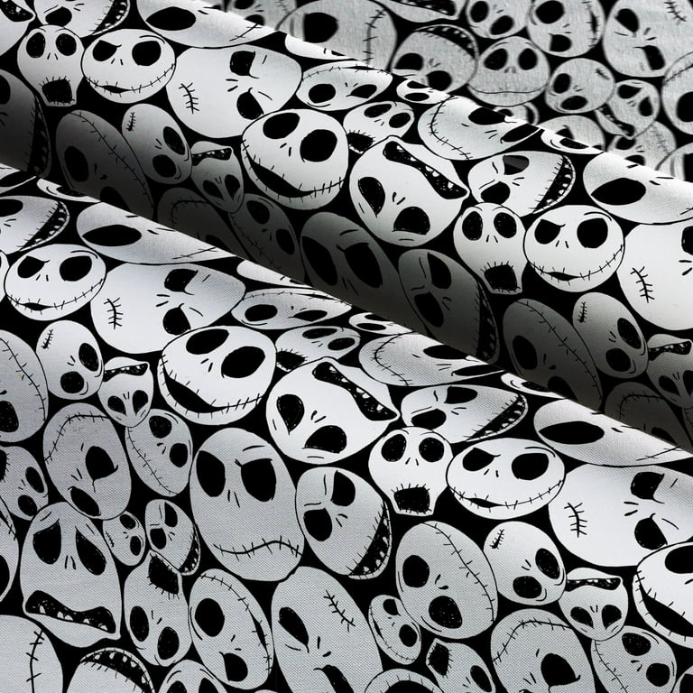 jeugd Rijd weg Boekhouding Springs Creative 43" x 36" Cotton Disney Seasonal Halloween Packed Jack  Precut Sewing & Craft Fabric - Walmart.com