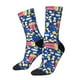 thumbnail image 1 of Balery Cute Popcorn Calcetas Largas con Estampado para Hombre y Mujer – Suaves y Transpirables, Talla Única (US 5-11), 1 of 6