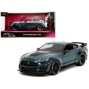 2020 Ford Mustang Shelby GT500 w/Display Base, Iridescent Purple - Jada Toys 34894 - 1/24 Scale Car