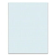2PK TOPS Quadrille Pads, Quadrille Rule (10 sq/in), 50 White 8.5 x 11 Sheets (33101)