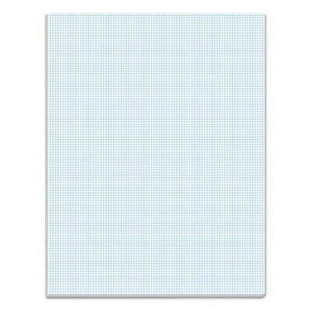 2PK TOPS Quadrille Pads, Quadrille Rule (10 sq/in), 50 White 8.5 x 11 Sheets (33101)