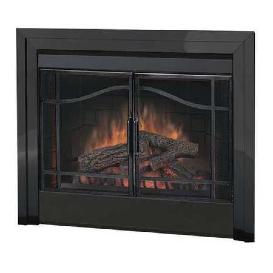DIMPLEX BFSDOOR39BLK Glass Swing Door, Electric Firebox, 39 Walmart