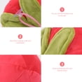 thumbnail image 2 of 1 pieza de almohada de peluche corta de fresa, muñeco de peluche, regalo creativo, decoración de sofá para niños y niñas, 21 cm, color rojo, 2 of 7