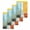 Multicolor, variant on Teal Yellow Kitchen Dish Towels for Drying Dishes Set of 4, Orange Oil Painting Modern Abstract Geometric Waffle Weave Microfiber Hand Tea Bathroom Towels Quick Dry & Absorbent Towel 15.7x23.6