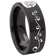 thumbnail image 6 of Sugar Skull Tungsten Carbide Ring, 6 of 9