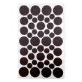 thumbnail image 2 of Protectores deslizantes de fieltro para muebles SOFTTOUCH, 46 unidades, marrón, 2 of 9
