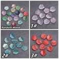 thumbnail image 4 of U8MO 10pcs 15x14mm Leaf Petal Lampwork Glass Loose Pendants Beads for Jewelry Making-2# Lake Blue, 4 of 8