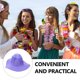 thumbnail image 3 of Greenadscape Sombrero De Morado Con Protección Solar Y Correa Para Evitar En Y Excursiones, 3 of 8