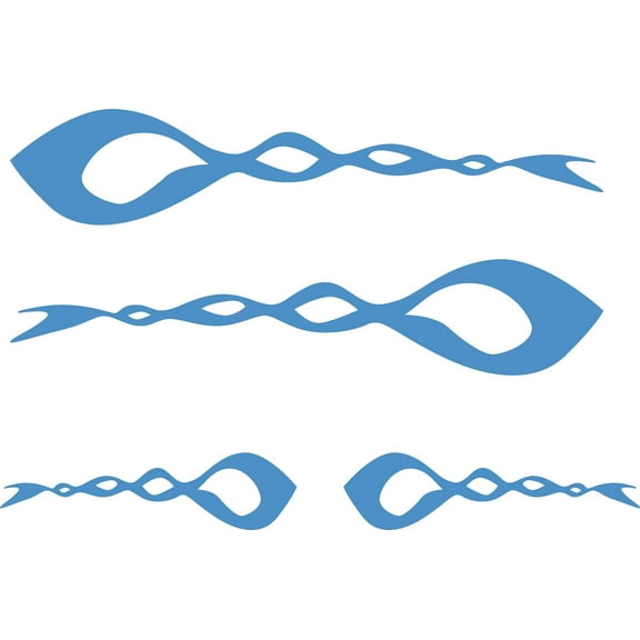 Golf Cart Decals Accessories Go Kart Stickers Tribal Flames Stripes GC29