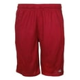 thumbnail image 3 of Champion Men's Athletic Mesh Pocket Gym Basketball Shorts 9" Inseam Red M, 3 of 5