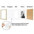 thumbnail image 4 of Americanflat 8x10 Picture Frame with Plexiglass with 5x7 Mat 5 Pack Display Photo Galleria Wall - Natural Oak, 4 of 8