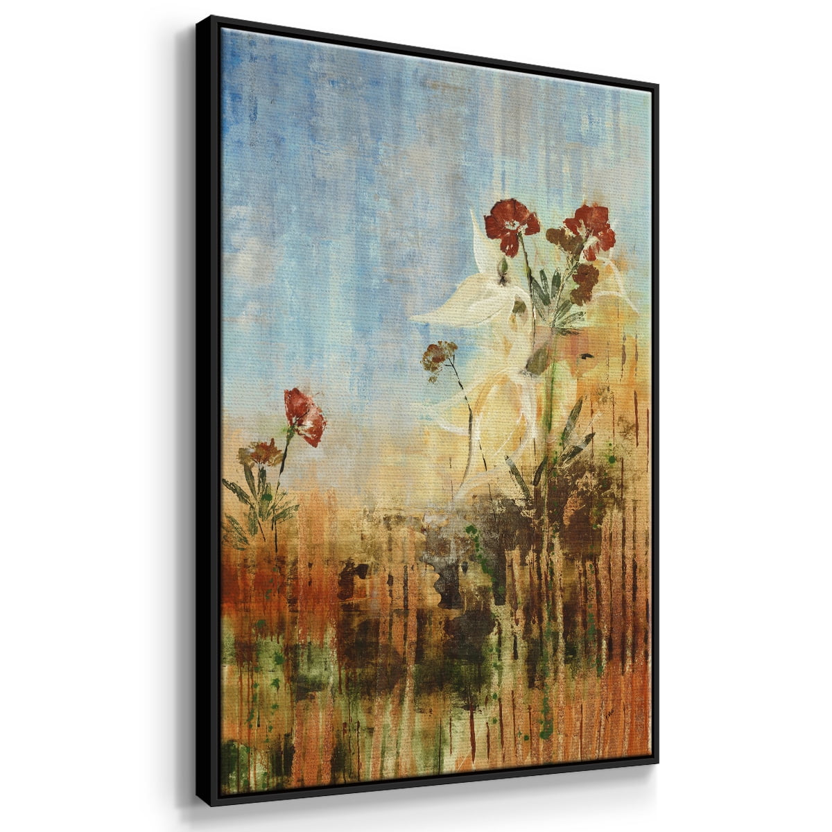 Dedicated to Spring Framed Premium Gallery Wrapped Canvas - Ready to Hang - 17 x 25 - Black Floating Frame