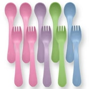 Angle View: GREEN SPROUT 142690 GRL SNK CUP 4PK