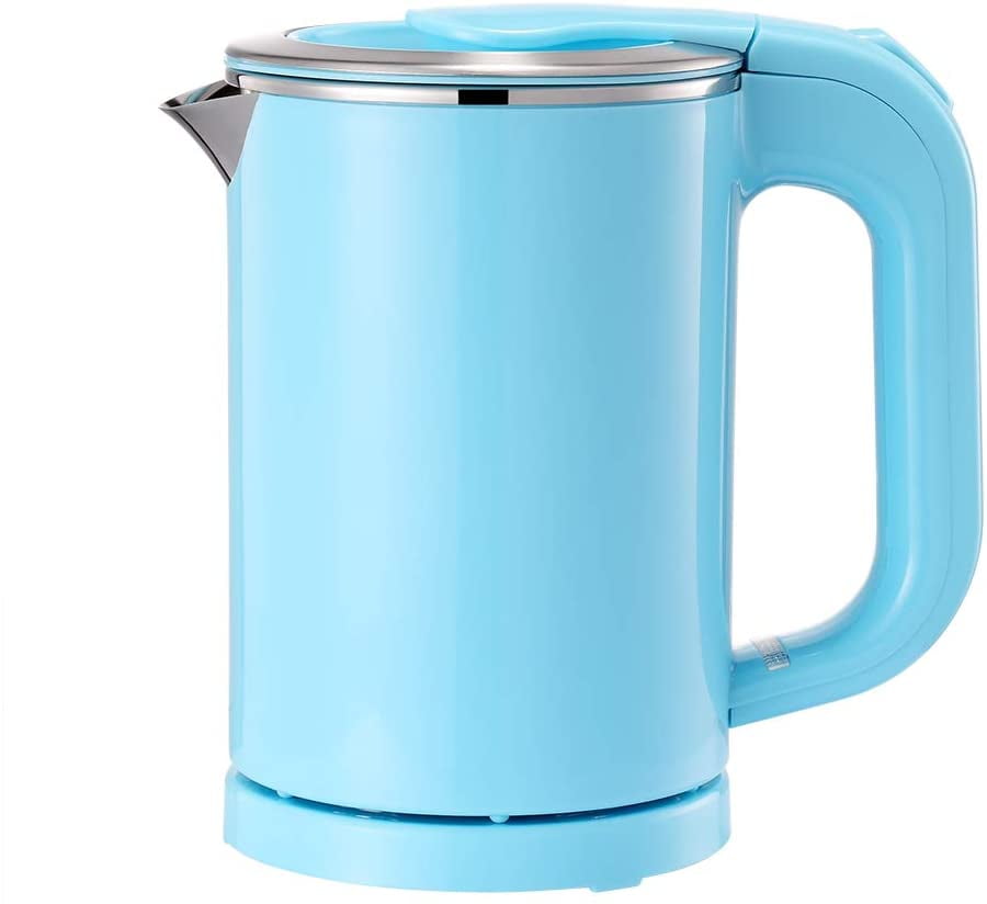Portable Electric Kettle0.5L Small Stainless Steel Travel KettleQuiet