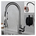 thumbnail image 3 of Kitchen Faucets 304 Stainless Steel Pull Out Deck Mounted Mixer Stream Sprayer Head, 3 of 12